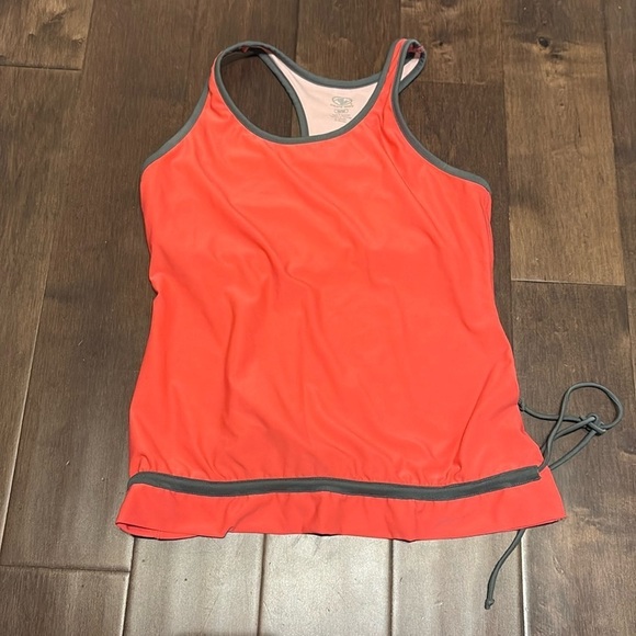Athletic Works Women's Tank- adjustable at waist- size medium, colour- corral - Picture 1 of 6